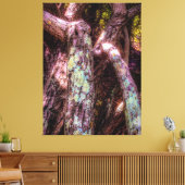 日光を浴びる地衣類 キャンバスプリント (インサイチュ (リビング))