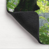 日光を通して葉のマウスパッド マウスパッド (コーナー)