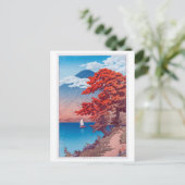 日光中禅寺湖、中禅寺湖の日光、河瀬蓮井 ポストカード (スタンド正面)