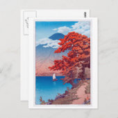 日光中禅寺湖、中禅寺湖の日光、河瀬蓮井 ポストカード (正面/裏面)