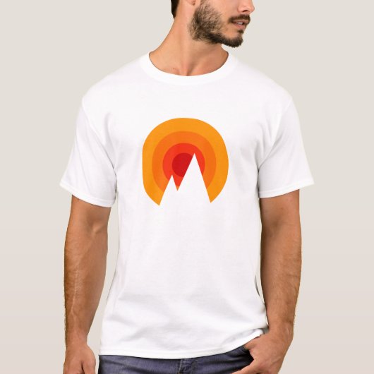 日光及び山 Tシャツ (正面)