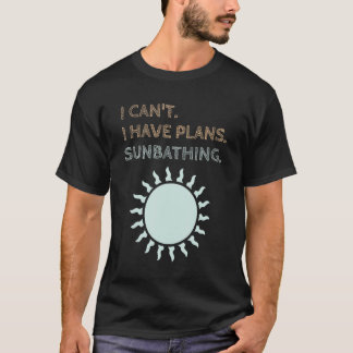 日光浴の予定あり サーファー Tシャツ