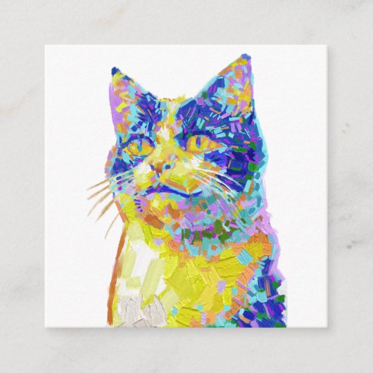 日光浴の猫 エンクロージャーカード (正面)