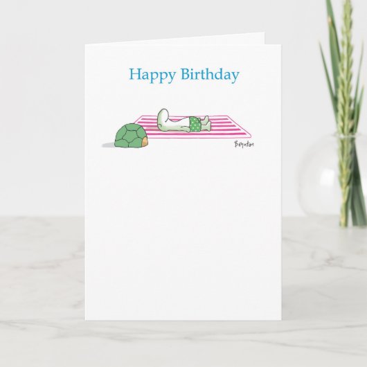 日光浴カメ カード (正面)