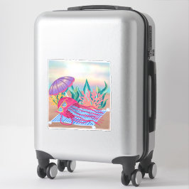 日光浴クラゲサングラスキッズルーム シール