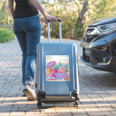 日光浴クラゲサングラスキッズルーム シール (スーツケースインサイチュ)