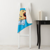 日光浴ティラノサウルスレックスのイラストレーション。 シェルパブランケット (インサイチュ)