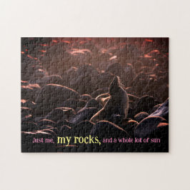 日光浴ライオン ジグソーパズル