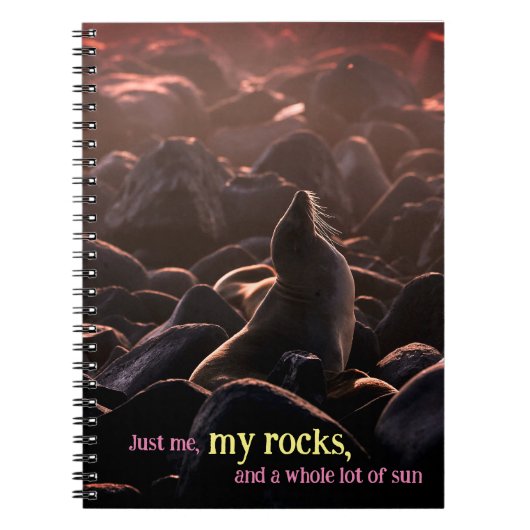 日光浴ライオン ノートブック (正面)