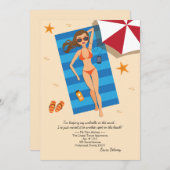 日光浴引越しのお知らせ 案内状 (正面/裏面)