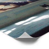 日光浴美しいキャンバス印刷 ポスター (角)