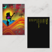 "日光石"のぽっちゃりしたカード 名刺 (正面/裏面)