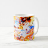 日光。抽象芸術数々の美しい明るい芸術 コーヒーマグカップ (正面右)