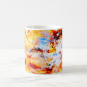 日光。抽象芸術数々の美しい明るい芸術 コーヒーマグカップ (中央)