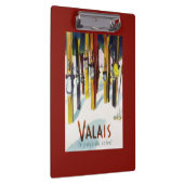 日光-雪に立つスキーの土地 クリップボード (右)