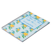 日刊紙のパーソナライズされた一日 ノートブック (左側)