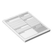 日刊誌To Doリスト、感謝、その他 ノートパッド (アングル)