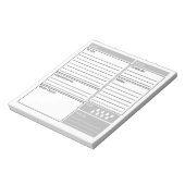 日刊誌To Doリスト、感謝、その他 ノートパッド (回転)