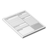 日刊誌To Doリスト、感謝、その他 ノートパッド (アングル)