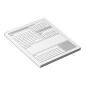 日刊誌To Doリスト、感謝、その他 ノートパッド (アングル)