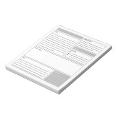 日刊誌To Doリスト、感謝、その他 ノートパッド (回転)