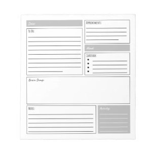 日刊誌To Doリスト、感謝、その他 ノートパッド