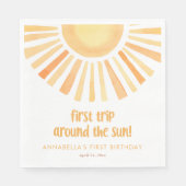 日初のまわりに生誕生日会 スタンダードランチョンナプキン (正面)