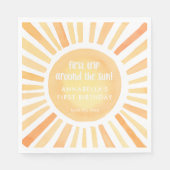 日初のまわりに生誕生日会 スタンダードランチョンナプキン (正面)