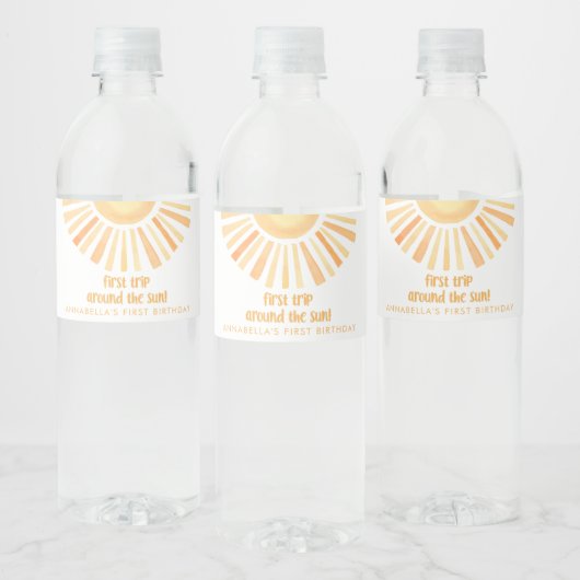 日初のまわりに生誕生日会 ペットボトルラベル (ボトル)