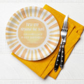 日初のまわりに生誕生日会 ペーパープレート