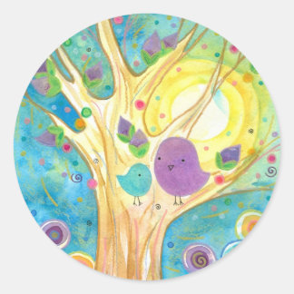 日区切り ラウンドシール