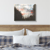 日区切り、水彩 キャンバスプリント (インサイチュ (寝室))