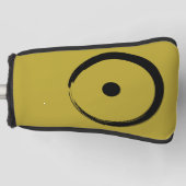 日占星術の印 – 仏教禅サークル1 ゴルフヘッドカバー (正面)