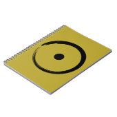 日占星術の印 – 仏教禅サークル1 ノートブック (左側)