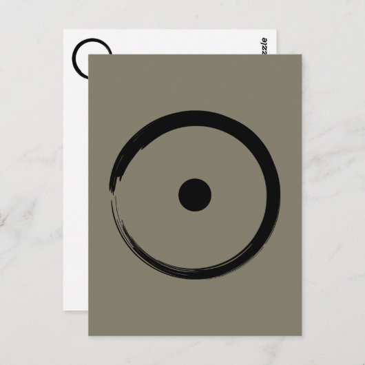 日占星術の印 – 仏教禅サークル1 ポストカード (正面/裏面)