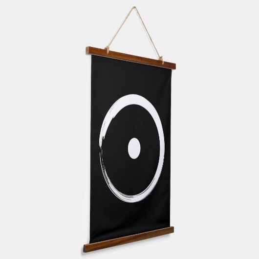 日占星術の印 – 仏教禅サークル2 吊り下げ型タペストリー (傾斜あり)