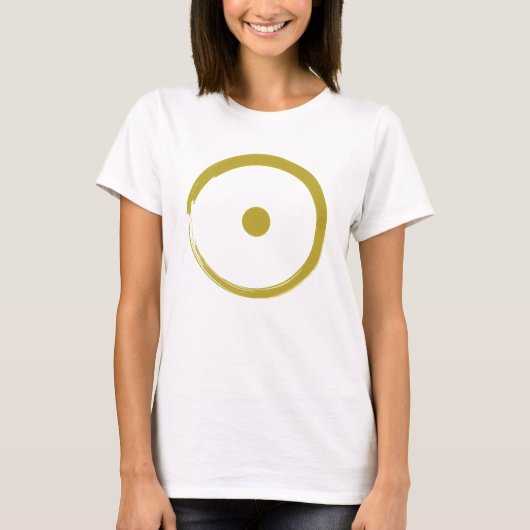 日占星術の印 – 仏教禅サークル3 Tシャツ (正面)