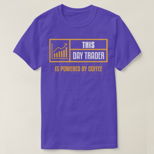 日取引コーヒー投資株金融投資 Tシャツ (デザイン正面)