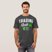 日取引日取引日取引の在庫取引モード Tシャツ (正面フル)