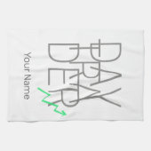 日取引業者と暗号通貨証券取引所 キッチンタオル (横)