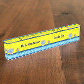 日名と先生 デスクネームプレート (側面)