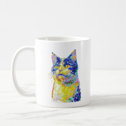 日向に佇む猫 コーヒーマグカップ (左)