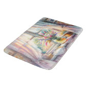 日向の別荘の窓辺の野の花 バスマット (アングル)