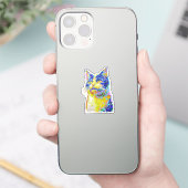 日向の猫 シール (スマートフォン)