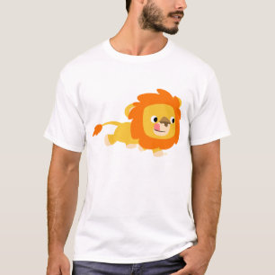 日和見主義の漫画のライオンの子供のTシャツ Tシャツ