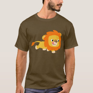 日和見主義の漫画のライオンのTシャツ Tシャツ
