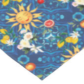 日地中海の・果物・夏・レモン・アート テーブルクロス (アングル)