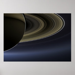 日地球は  Cassini  土星微笑しました ポスター