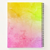 日報パーソナライズされた誌を書き込む ノートブック (裏面)