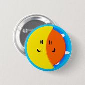 日夜 缶バッジ (正面&裏面)